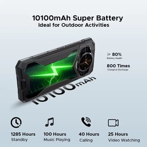 DOOGEE S200 Plus 5G โทรศัพท์มือถือ AI รุ่นทนทาน ระบบปฏิบัติการ Android 15 ชิปประมวลผล Dimensity 7300 หน้าจอหลัง 1.32 นิ้ว หน่วยความจำ 16GB ความจุ 512GB หน้าจอหลัก 6.72 นิ้ว แบตเตอรี่ 11000mAh สมาร์ทโฟน - Product Image 6