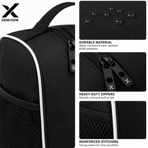 Bolsa Deportiva Impermeable Unisex X, de Nailon, con Asa Suave, Cierre de Cremallera, Bolsillo Lateral de Malla, Múltiples Colores Disponibles, OEM ODM - Product Image 2