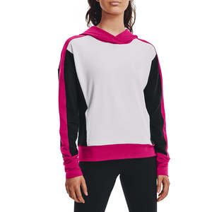 Sudadera con capucha lisa para mujer al por mayor, de alta calidad, 100% poliéster, sudadera con capucha tipo pullover, sudadera con capucha extragrande de forro polar personalizada para mujer - Product Image 1