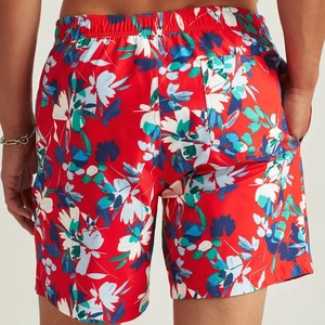 กางเกงขาสั้นชายหาดผ้าแคนวาสพิมพ์ลายสกรีนชายรุ่ย 5 นิ้ว สไตล์ลำลองสปอร์ต ฮิปสเตอร์ แห้งเร็ว - Product Image 6