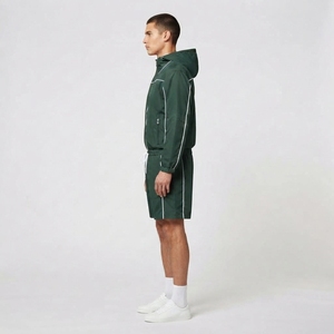 Ensembles coupe-vent respirants imprimés streetwear pour hommes – Vente en gros – Légers en polyester/nylon – Hiver – Sportifs – Poches latérales – Cordon de serrage - Product Image 5
