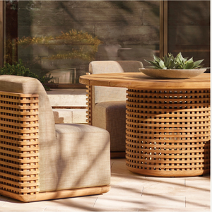 โต๊ะกาแฟไม้สัก ดีไซน์เรียบง่าย ทันสมัย เหมาะสำหรับใช้งานกลางแจ้ง คุณภาพดีและทนทาน - Product Image 6