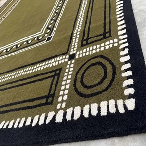 Classic Border Design Area Rug Hand Tufted Traditional for Living Room Carpet Large <b>Floor</b> Rug Elegant Bedroom Home Decor Carpet - Product Image 2