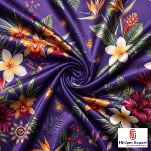 Proveedor de Tela Satén Japonesa Estampada para Vestidos de Novia Personalizados, Ropa de Moda, Textiles para el Hogar, Venta al Por Mayor y Exportación - Product Image 5