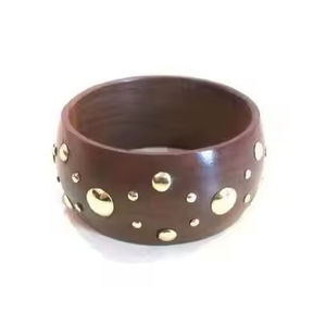 กำไลข้อมือไม้ทำมือสไตล์เรียบง่าย เครื่องประดับไม้ธรรมชาติ เป็นมิตรกับสิ่งแวดล้อม ของตกแต่งแฟชั่น ของขวัญสุดพิเศษสำหรับผู้หญิงและเด็กผู้หญิง - Product Image 1