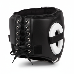 อุปกรณ์ป้องกันศีรษะหนังแท้สำหรับมืออาชีพ สำหรับมวยไทย เทควันโด และศิลปะการต่อสู้แบบผสมผสาน (MMA) - Product Image 2