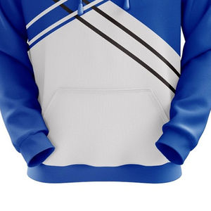Hoodie de sublimation couleur unie respirant, en mélange de coton de qualité supérieure, best-seller, meilleur prix - Product Image 3