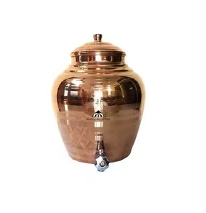 Designer <b>Copper</b> Water Dispenser Water Container with Tap Perfect for Kitchen Dining <b>Table</b> and Event Hosting Use - Product Image 2