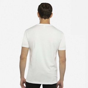 เสื้อยืดคอกว้างผู้ชาย ผ้าฝ้าย 100% ปรับแต่งได้ คุณภาพสูง ทรงปกติ สวมใส่สบาย มีสไตล์ เสื้อยืดคอกว้างผู้ชายแบบนุ่ม ดีไซน์ OEM - Product Image 2