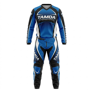 Traje de Motocross Personalizado para Adultos |   Conjunto de Jersey y Pantalón al por Mayor – 100% Poliéster de Secado Rápido para Motociclismo - Product Image 1