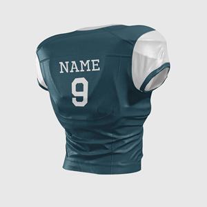 Maillots de football américain unisexes personnalisés respirants évacuant l'humidité vêtements de sport à sublimation en sergé ensembles grande taille OEM - Product Image 3