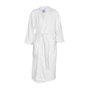 RABUSH SPORTS 100% Cotton Luxury High Quality Velour Breathable Shawl Collar Men's Sleeveless Summer <b>Bath</b> Robes Soft Comfortable - Product Image 1