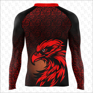 Professional quick dry breathable Rash guards for men's custom sublimation <b>printing</b> <b>Surfing</b> Swimming UV50+ Rash Guards OEM - Product Image 2