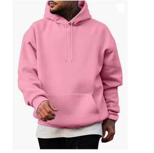 Custom Men's Cotton Fleece Zipper-Up Hoodies Vintage Style Solid Oversized Winter Hip Hop <b>Waterproof</b> Breathable Eco-Friendly - Product Image 1