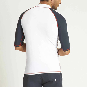 Camiseta de compresión de manga corta para hombre, ecológica, elástica, de secado rápido, para fitness, BJJ, MMA, natación. - Product Image 3