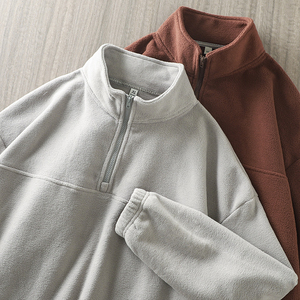 Sweat-shirts d'hiver en polaire 100% polyester imprimés par sublimation pour hommes, fitness, logo personnalisé, nouvelle mode, prix de gros - Product Image 5