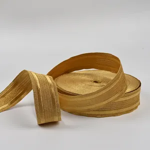 Fabricant en gros de dentelle tressée dorée pour cérémonies, dentelle tressée en fil métallique pour uniformes de cérémonie - Product Image 1