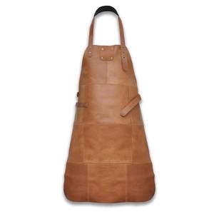 Tablier de cuisine réglable en cuir et toile, dos croisé, grande taille, pour artistes, peintres, charpentiers, travail, taille ajustable, homme femme, confort optimal - Product Image 3