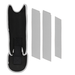 Protector de Pierna Ajustable de Gel a Espuma Rojo para Béisbol y Sóftbol, Transpirable y Acolchado para Entrenamiento - Product Image 5