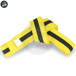 Cinturones de BJJ de algodón de diseño moderno, tamaño personalizado, forro ajustable, estilo personalizado, cinturones de BJJ de alta calidad en venta, hechos en Pakistán. - Product Image 4
