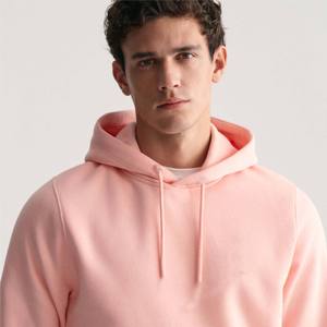 Sudadera con Capucha de Felpa de Algodón y Poliéster Rosa Claro Personalizada, Fabricante OEM ODM, Ropa Casual Unisex, Logotipo Personalizado, Venta al Por Mayor - Product Image 4