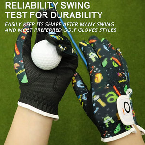 Guantes de Golf de Cuero Premium, Agarre Estable, Guantes de Golf para Hombre, Duraderos, Paquete de 3 Guantes de Golf de Cuero Genuino para Hombre, Mano Izquierda - Product Image 3