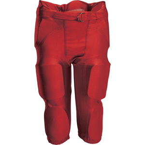 <b>Mens</b> <b>Black</b> Padded American Football Pants <b>Tie</b> Closure Regular Fit Athletic Practice Game Performance Sportswear equipment team - Product Image 1