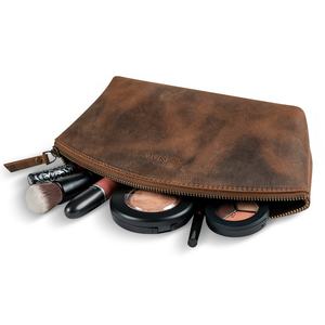 Vegan Leather Makeup Pouch LCB-0040 Zipper <b>Travel</b> <b>Cosmetic</b> Organizer Beauty <b>Bag</b> with Custom Logo for Women - Product Image 2