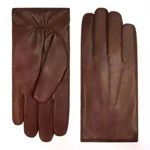 Hot Sale Cheap Fashion Men Touch Screen Winter Genuine Leather <b>Gloves</b> Cowhide Sheep Skin <b>Warm</b> Lined Hand Made Leather <b>Gloves</b> - Product Image 2