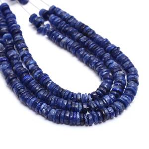 Natural Sodalite Heishi Gemstone Beads Strands 5mm Smooth Loose Stone Beads For Jewelry Making Wholesale Bulk Beads <b>Strings</b> - Product Image 5