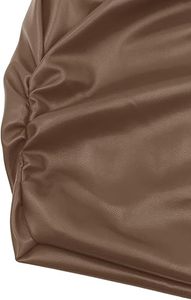 Top Corto de Cuero Genuino para Mujer, Sin Mangas, Ajustado, Estilo Urbano, Chaleco de Moda - Product Image 4