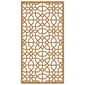 Décoration murale de jardin en acier corten rouillé 41,3 x 21,7 pouces, produit d'art métallique - Product Image 4