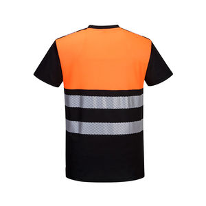 T-shirt de travail haute visibilité fluorescent pour la construction, vêtements de sport, vêtements de sécurité personnalisés, t-shirts de travail haute visibilité, conception OEM - Product Image 3