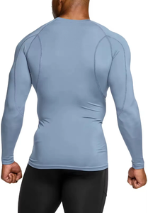 Maillots de compression personnalisés pour adultes unisexes en Spandex et Polyester, séchage rapide, 230g, manches longues, pour MMA et BJJ, sublimation - Product Image 4