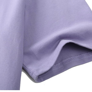 เสื้อยืดคอกลมทรงโอเวอร์ไซส์ แขนสั้น คุณภาพสูง สำหรับผู้ชาย ผ้าถักย้อมสีพื้น  รับสกรีนโลโก้ - Product Image 4