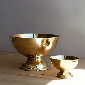 Decorative Handmade Brass Serving Bowl For Premium Food Presentation And Elegant Festive Table Styling - Product Image 5