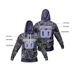 Sweat à capuche épais 100 % coton, vierge, haute densité (GSM), qualité supérieure, vente en gros pour marques de streetwear personnalisées - Product Image 2