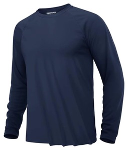 T-shirts de golf à manches longues pour hommes, personnalisables avec logo, vente en gros, respirants, athlétiques, légers, pour l'été, OEM, B2B - Product Image 2