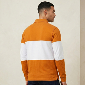 Chemises polo à col rabattu pour hommes, manches longues, boutonnées, légères, style streetwear d'été pour hommes - Product Image 2