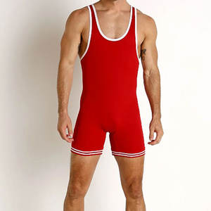 Combinaison de lutte unie sans manches pour hommes, idéale pour la boxe, la gym, le sport, le fitness et l'haltérophilie - Product Image 6