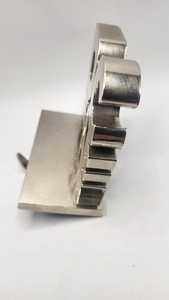 Ensemble de supports élégants en métal pour chaussettes de Noël, pour cheminée, décoration de fêtes, chaussettes en feutre - Product Image 2