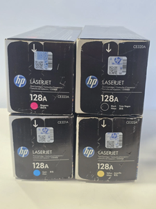 Juego de Cartuchos de Tóner HP 128A CMYK Originales - Product Image 1
