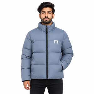 Wholesale Men's <b>Quilted</b> Puffer Jacket Custom <b>Winter</b> Men's Jackets Outerwear Streetwear Y2K Fashion Bulk Apparel Supplier for USA - Product Image 1