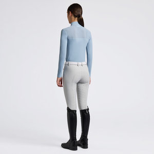 High Quality 4way Stretch Horse Riding Equestrian Shirt Top <b>Base</b> <b>Layer</b> Competition Show Shirt Polo in Soft Feel Technical Fabric - Product Image 6