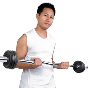 Bilanciere Curvo Antiscivolo in Acciaio da 4 Piedi con Doppia Manicotto in Rame e Doppio Cuscinetto, Filettato, Argento - Categoria Prodotto: Bilancieri - Product Image 2