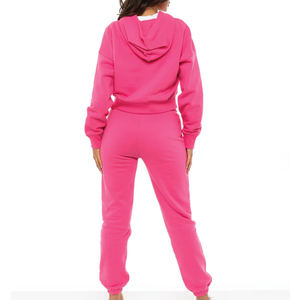 ชุดวอร์มคอวีดีไซน์ใหม่สุดฮิต สไตล์สตรีท ขายส่ง ล้างสีแบบแอซิดวอช ชุดวอร์มผู้หญิง ไซส์พลัส ชุดครอปแทรคสูท - Product Image 3