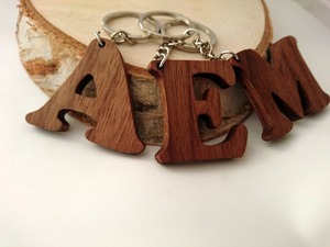 Customized Options Wooden <b>Key</b> Chains Varied Style Wooden <b>Key</b> Chains Solid Color Wooden <b>Key</b> Chains <b>Custom</b> Factory Wholesale Use - Product Image 2