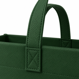 Bolsa de tela no tejida verde reutilizable, ecológica, para compras, para envasado de alimentos al por menor, suministro al por mayor - Product Image 2