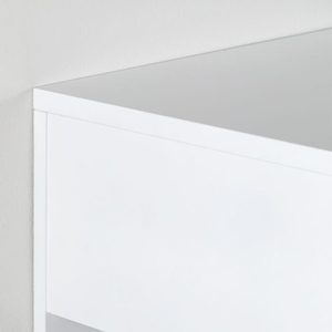 Mesita de Noche Flotante Blanca para Montar en la Pared, Gabinete Minimalista para Dormitorio - Product Image 2