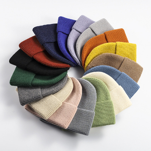 Winter Warm Beanie <b>Cap</b> For Unisex Top Selling Product <b>Designer</b> Collection Winter Knitted Beanie <b>Caps</b> In Solid Color - Product Image 1